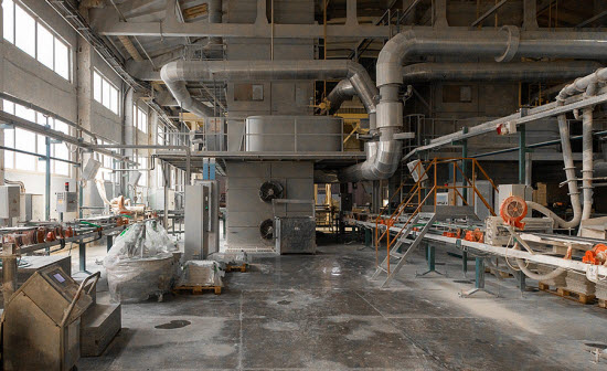 Indoor Air Quality - Commercial HVAC ventilation system improving indoor air quality in an industrial facility.