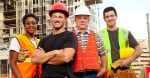 Iron Mechanical construction team on-site showcasing career opportunities in HVAC and mechanical trades.